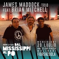 James Maddock trio feat Brian Mitchell